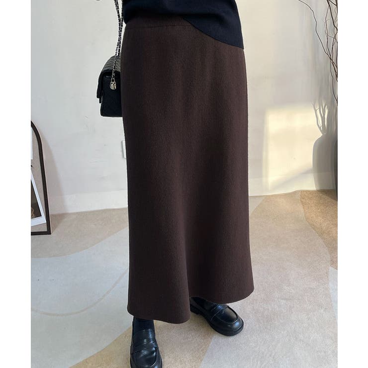 裏起毛ニットスカート 厚手タイトスカート | SUNSHINE CLOSET | 詳細画像25 