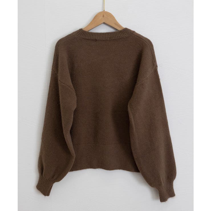 クルーネックハート柄ニットセーター韓国風 | SUNSHINE CLOSET | 詳細画像25 