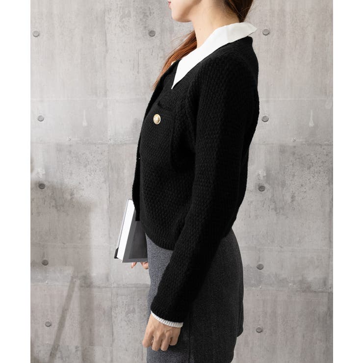 ゴールドボタンニットカーディガン 韓国風 | SUNSHINE CLOSET | 詳細画像19 