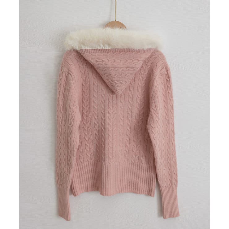 フード付きケーブル編みニットカーディガン | SUNSHINE CLOSET | 詳細画像26 