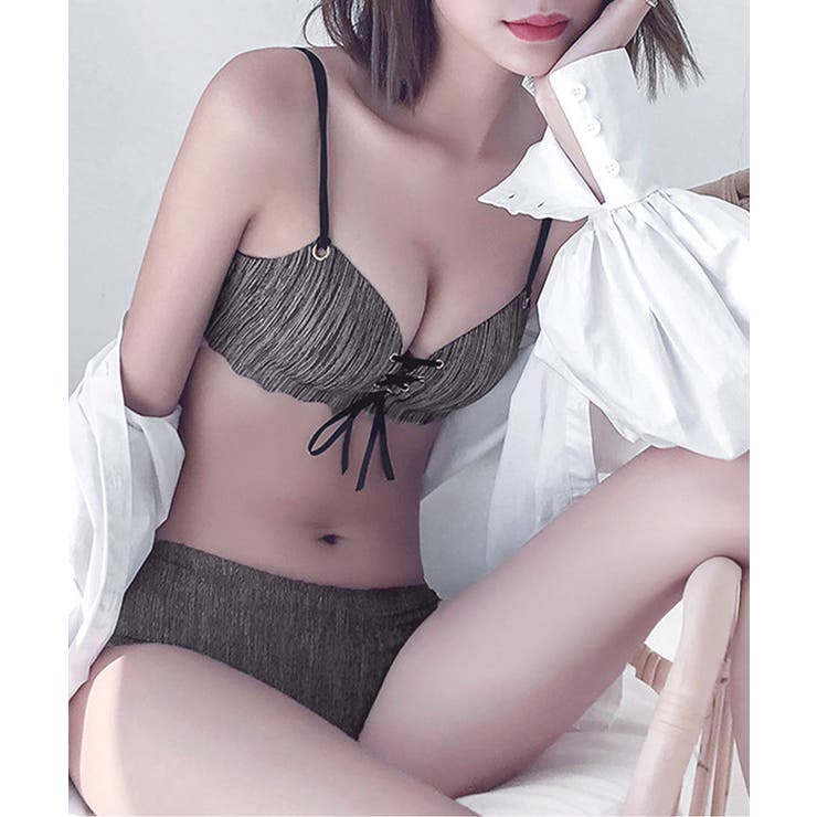 レースアップブラシームレスショーツセット | SUNSHINE CLOSET | 詳細画像4 