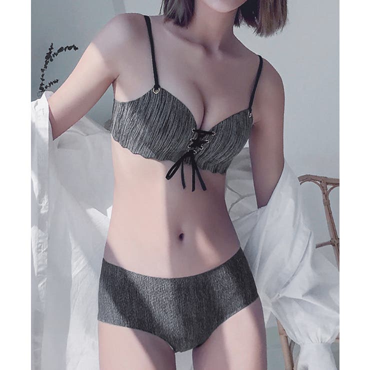 レースアップブラシームレスショーツセット | SUNSHINE CLOSET | 詳細画像6 