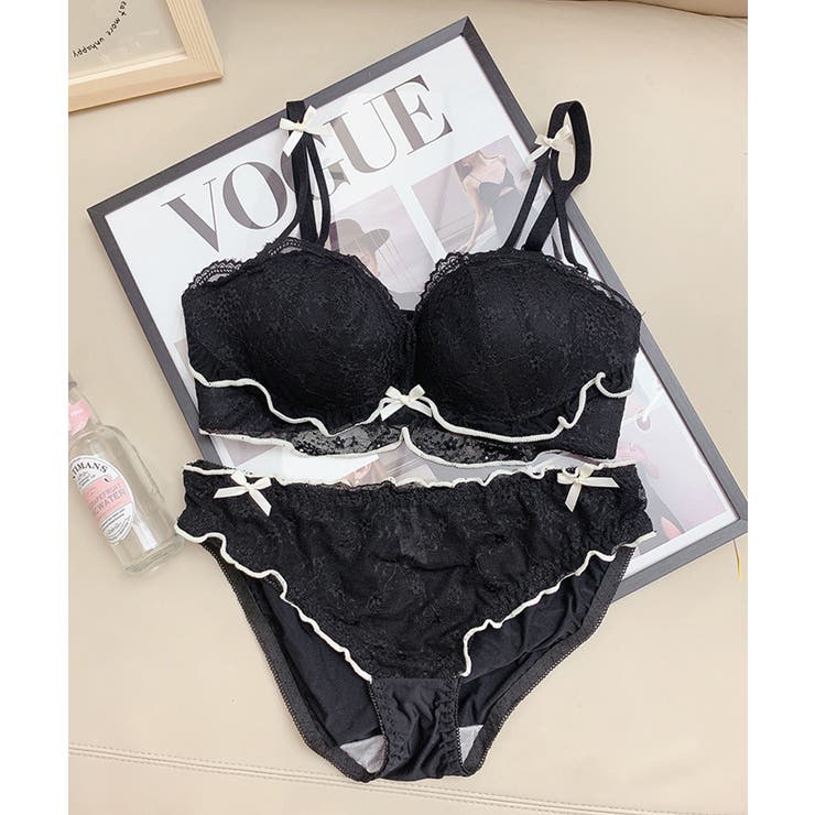 レディース大人可愛い下着セット セクシーブラジャーノンワイヤー ローライズショー… | SUNSHINE CLOSET | 詳細画像19 