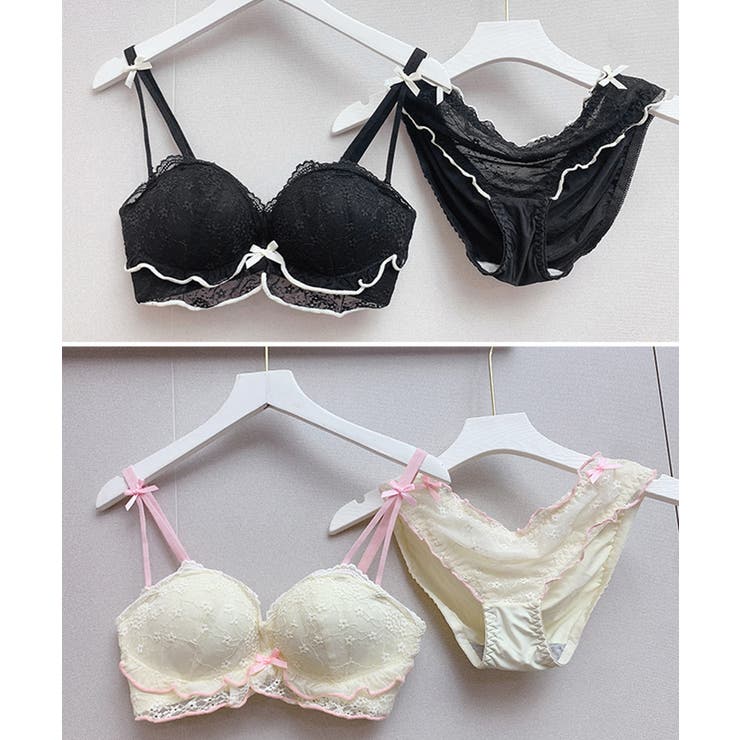 レディース大人可愛い下着セット セクシーブラジャーノンワイヤー ローライズショー… | SUNSHINE CLOSET | 詳細画像20 
