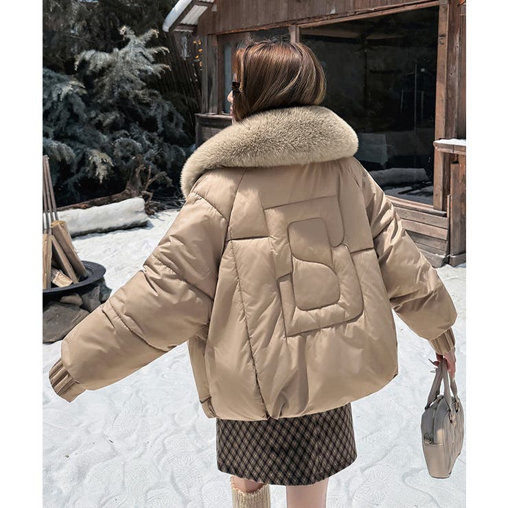 エコダウンジャケットファー襟中綿アウター | SUNSHINE CLOSET | 詳細画像10 