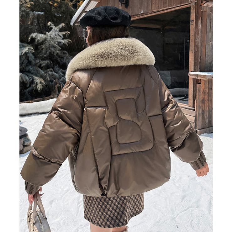 エコダウンジャケットファー襟中綿アウター | SUNSHINE CLOSET | 詳細画像15 