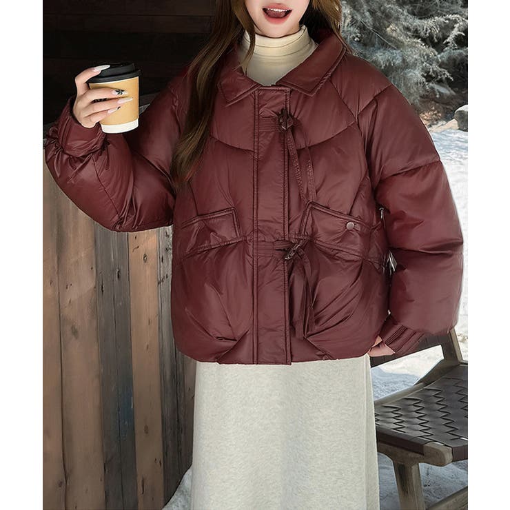 エコダウンジャケットファー襟中綿アウター | SUNSHINE CLOSET | 詳細画像16 