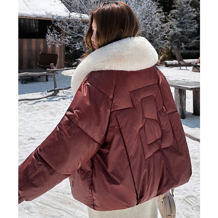 エコダウンジャケットファー襟中綿アウター | SUNSHINE CLOSET | 詳細画像18 