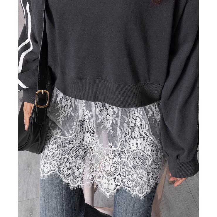 大人可愛い スカラップレースロングキャミ 肩紐調節可能インナーキャミソール | SUNSHINE CLOSET | 詳細画像20 