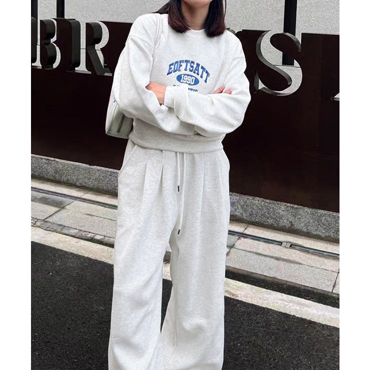 カレッジロゴスウェットセットアップパンツ | SUNSHINE CLOSET | 詳細画像4 