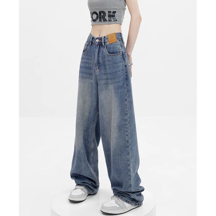 ワイドデニムパンツビンテージジーンズ美脚 | SUNSHINE CLOSET | 詳細画像10 