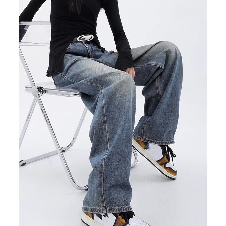 ワイドデニムパンツビンテージジーンズ美脚 | SUNSHINE CLOSET | 詳細画像11 