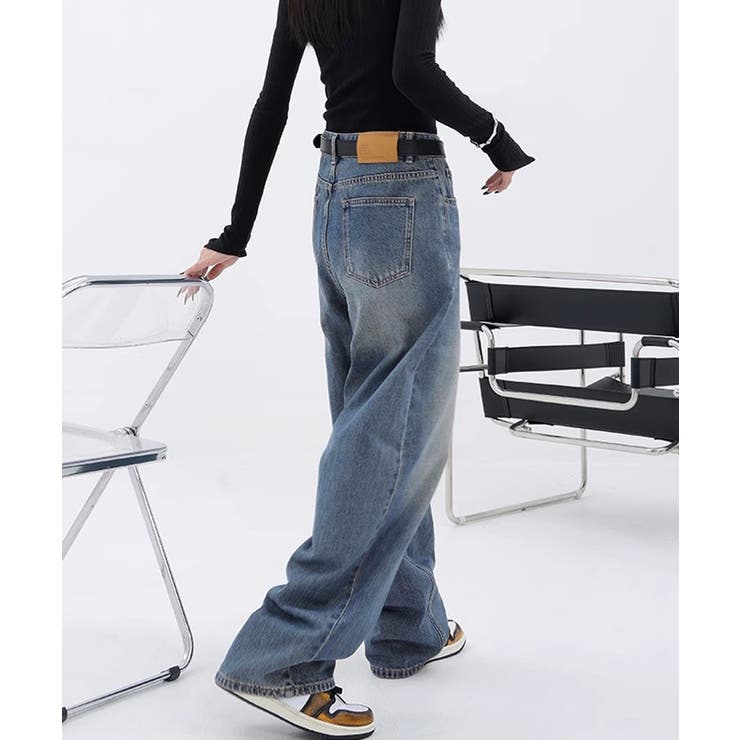 ワイドデニムパンツビンテージジーンズ美脚 | SUNSHINE CLOSET | 詳細画像13 