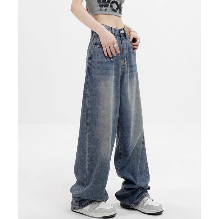 ワイドデニムパンツビンテージジーンズ美脚 | SUNSHINE CLOSET | 詳細画像2 