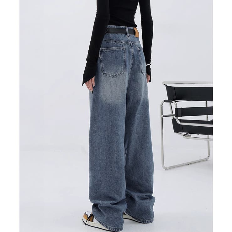 ワイドデニムパンツビンテージジーンズ美脚 | SUNSHINE CLOSET | 詳細画像5 