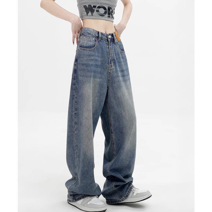 ワイドデニムパンツビンテージジーンズ美脚 | SUNSHINE CLOSET | 詳細画像9 