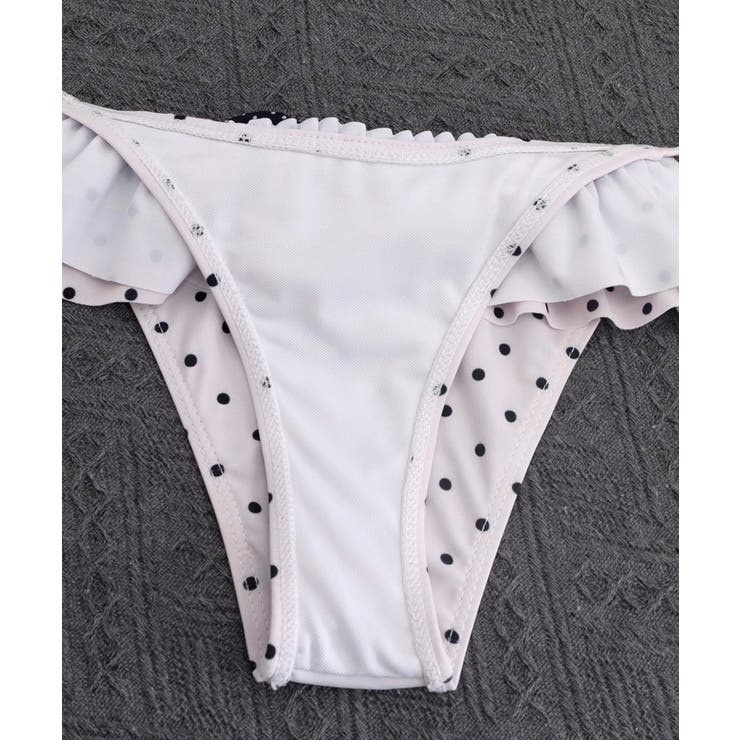 レディースセパレート水着2点セット 水玉柄バンドゥビキニ サイドリボンパンツ | SUNSHINE CLOSET | 詳細画像33 