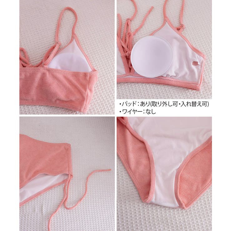 レディース 大人可愛いスイムウェア上下セット セクシーリボンビキニ | SUNSHINE CLOSET | 詳細画像49 