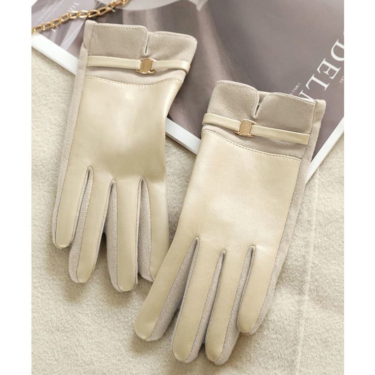 スマホ対応 PUレザー手袋レディース防寒 | SUNSHINE CLOSET | 詳細画像10 