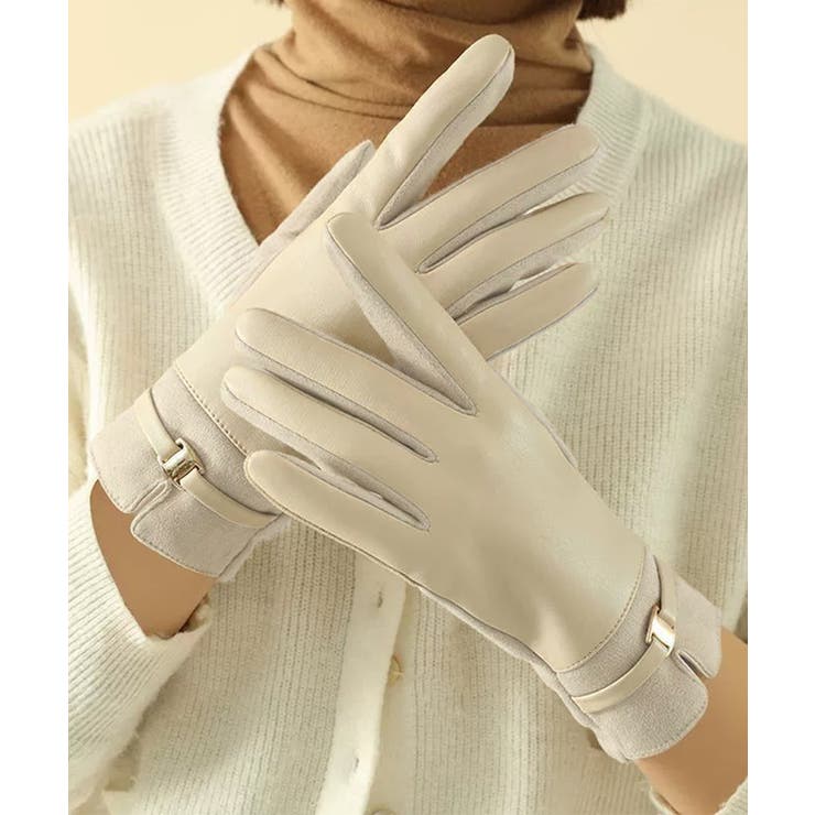 スマホ対応 PUレザー手袋レディース防寒 | SUNSHINE CLOSET | 詳細画像7 
