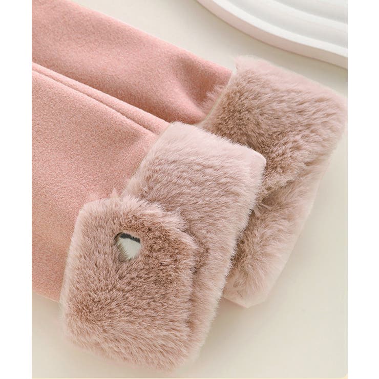 タッチパネル対応ファー付き手袋スエード調 | SUNSHINE CLOSET | 詳細画像18 