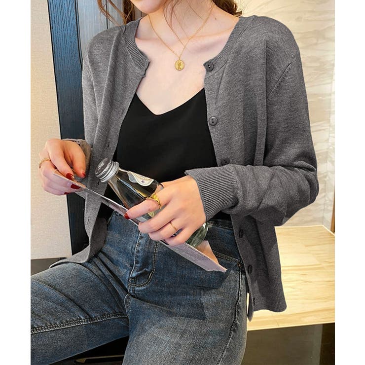 レディース ニット羽織り 長袖ニットトップス | SUNSHINE CLOSET | 詳細画像3 