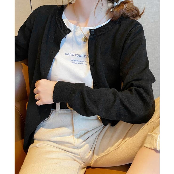 レディース ニット羽織り 長袖ニットトップス | SUNSHINE CLOSET | 詳細画像5 