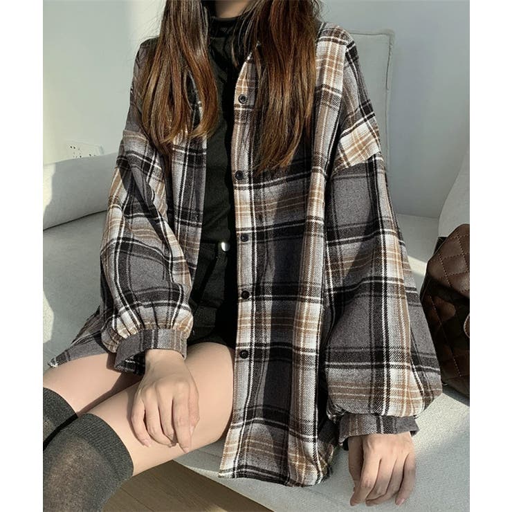 ビエラ起毛チェックシャツ 厚手ネルシャツ | SUNSHINE CLOSET | 詳細画像10 