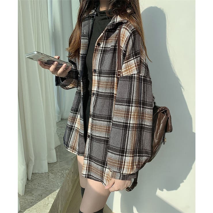 ビエラ起毛チェックシャツ 厚手ネルシャツ | SUNSHINE CLOSET | 詳細画像11 