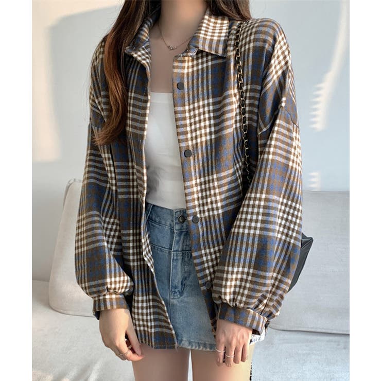 ビエラ起毛チェックシャツ 厚手ネルシャツ | SUNSHINE CLOSET | 詳細画像12 