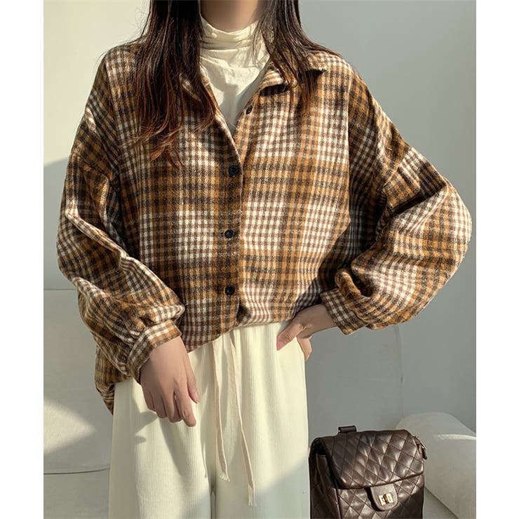 ビエラ起毛チェックシャツ 厚手ネルシャツ | SUNSHINE CLOSET | 詳細画像15 