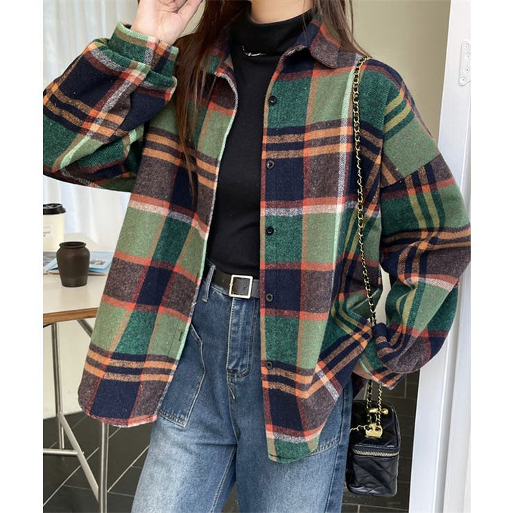 ビエラ起毛チェックシャツ 厚手ネルシャツ | SUNSHINE CLOSET | 詳細画像18 