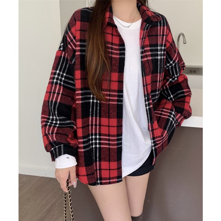 ビエラ起毛チェックシャツ 厚手ネルシャツ | SUNSHINE CLOSET | 詳細画像20 