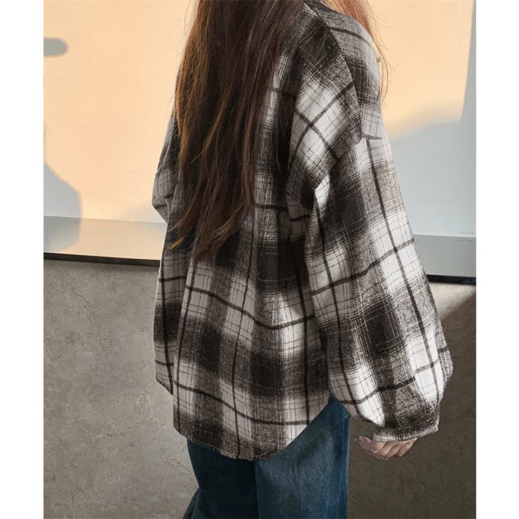 ビエラ起毛チェックシャツ 厚手ネルシャツ | SUNSHINE CLOSET | 詳細画像4 