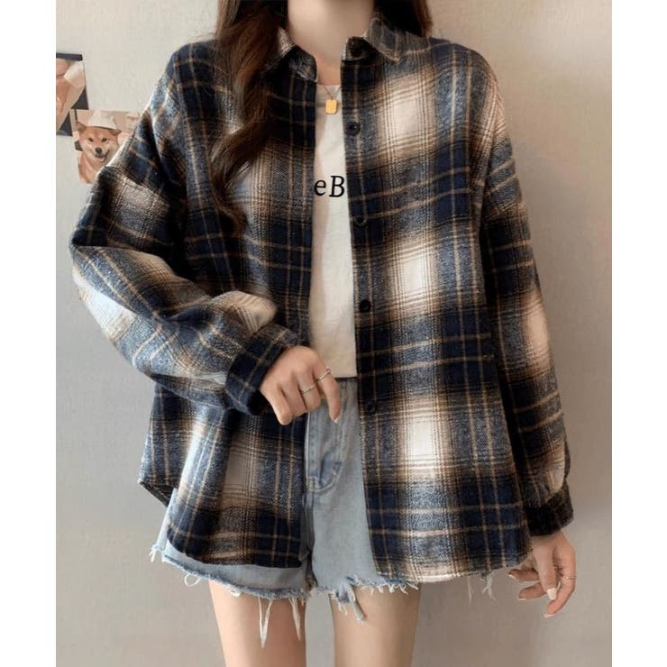 ビエラ起毛チェックシャツ 厚手ネルシャツ | SUNSHINE CLOSET | 詳細画像5 