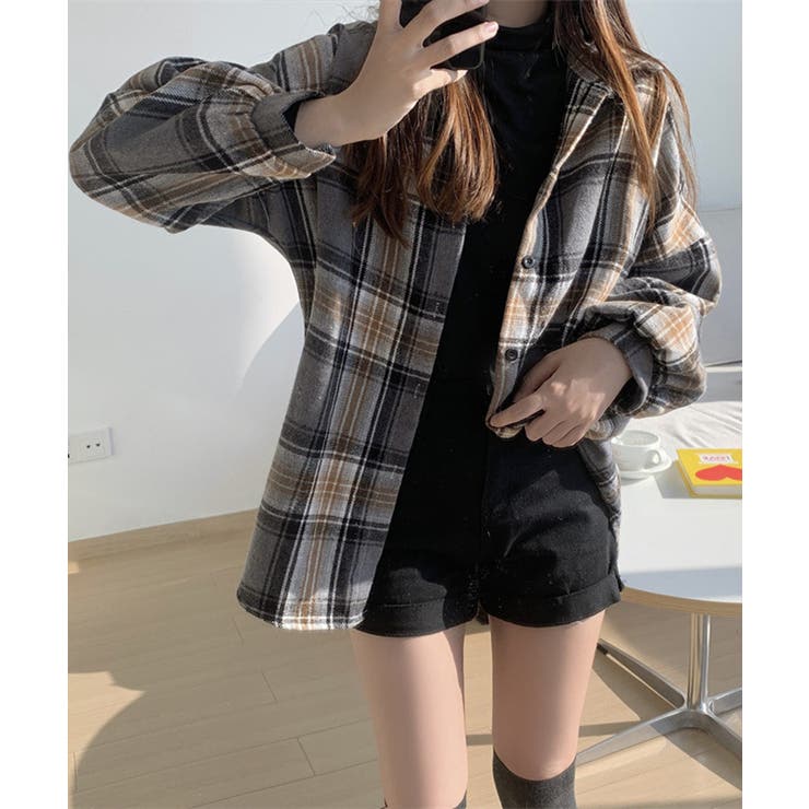 ビエラ起毛チェックシャツ 厚手ネルシャツ | SUNSHINE CLOSET | 詳細画像9 