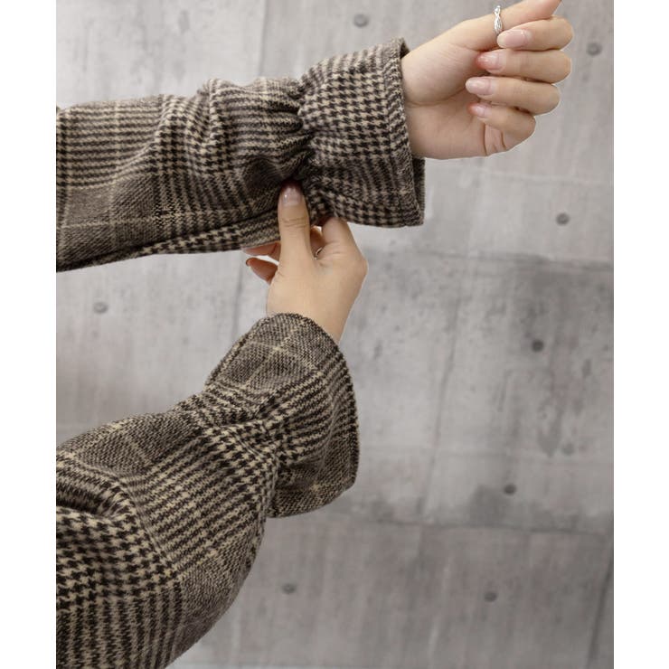 チェック柄ドッキングニットレディース秋服 | SUNSHINE CLOSET | 詳細画像20 