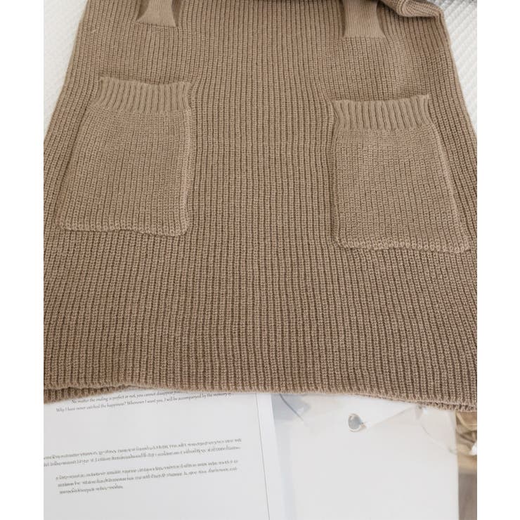 ベルト付きニットワンピースウエストマーク | SUNSHINE CLOSET | 詳細画像30