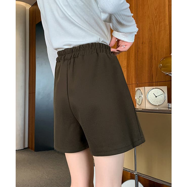 プリーツキュロットパンツ ウール風 秋冬 | SUNSHINE CLOSET | 詳細画像5 