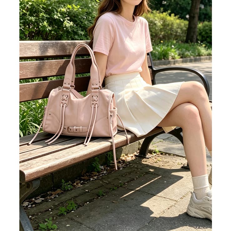 レディーススエード調ボストンバッグ ヴィンテージ風ワンショルダーバッグ おしゃれ… | SUNSHINE CLOSET | 詳細画像21 