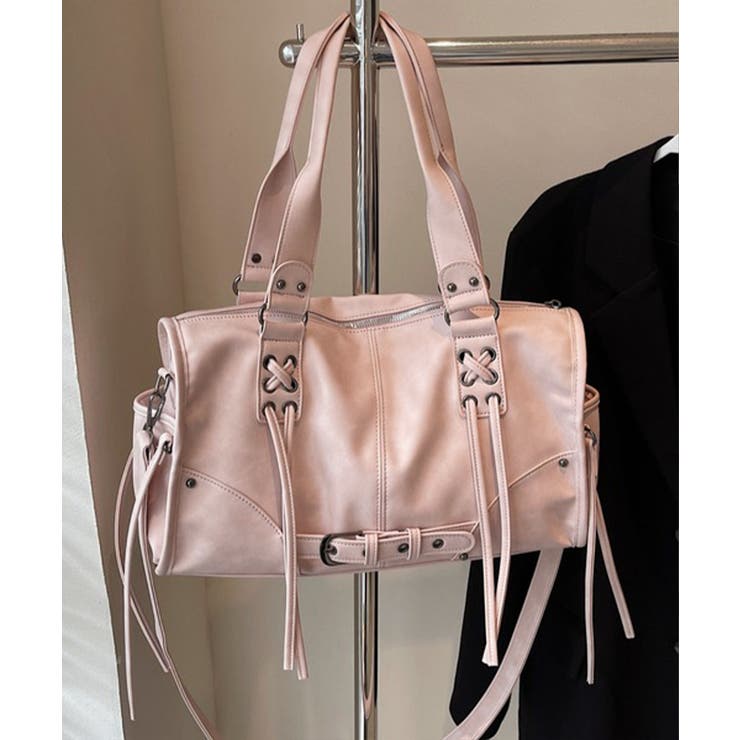 レディーススエード調ボストンバッグ ヴィンテージ風ワンショルダーバッグ おしゃれ… | SUNSHINE CLOSET | 詳細画像25 