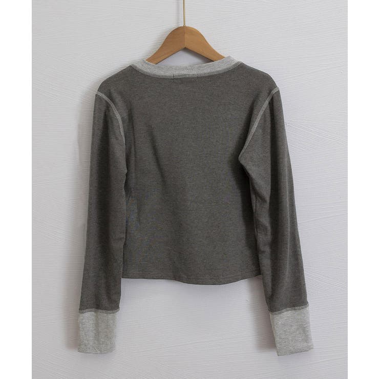 配色ヘンリーシャツハーフボタンカットソー | SUNSHINE CLOSET | 詳細画像37 