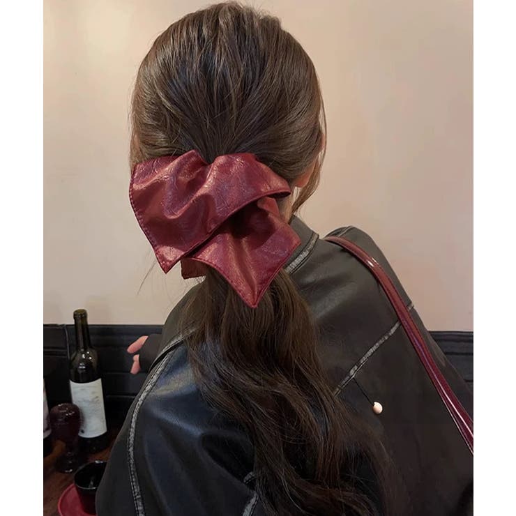 フェイクレザーシュシュ レトロ ヘアゴム | SUNSHINE CLOSET | 詳細画像13 