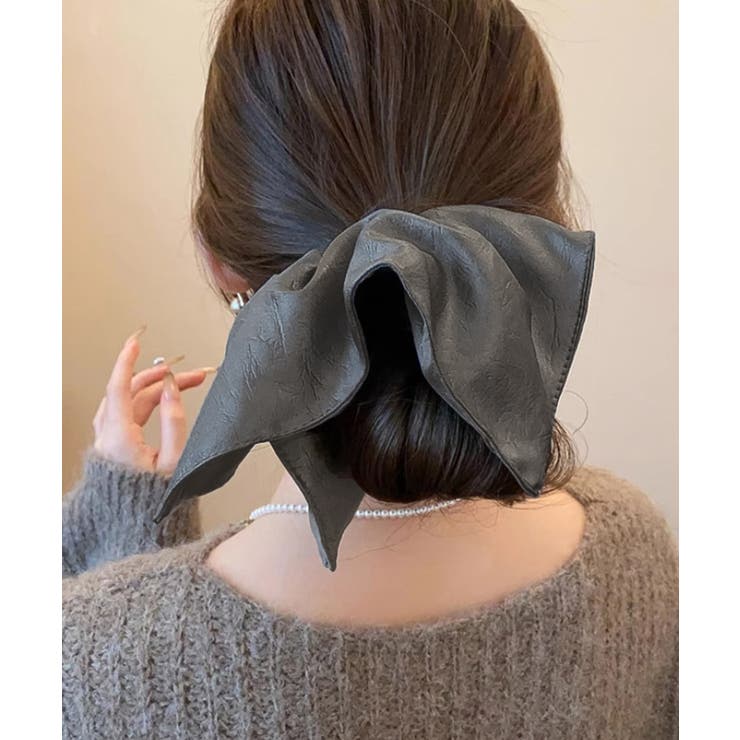 フェイクレザーシュシュ レトロ ヘアゴム | SUNSHINE CLOSET | 詳細画像8 