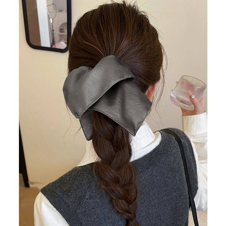 フェイクレザーシュシュ レトロ ヘアゴム | SUNSHINE CLOSET | 詳細画像9 