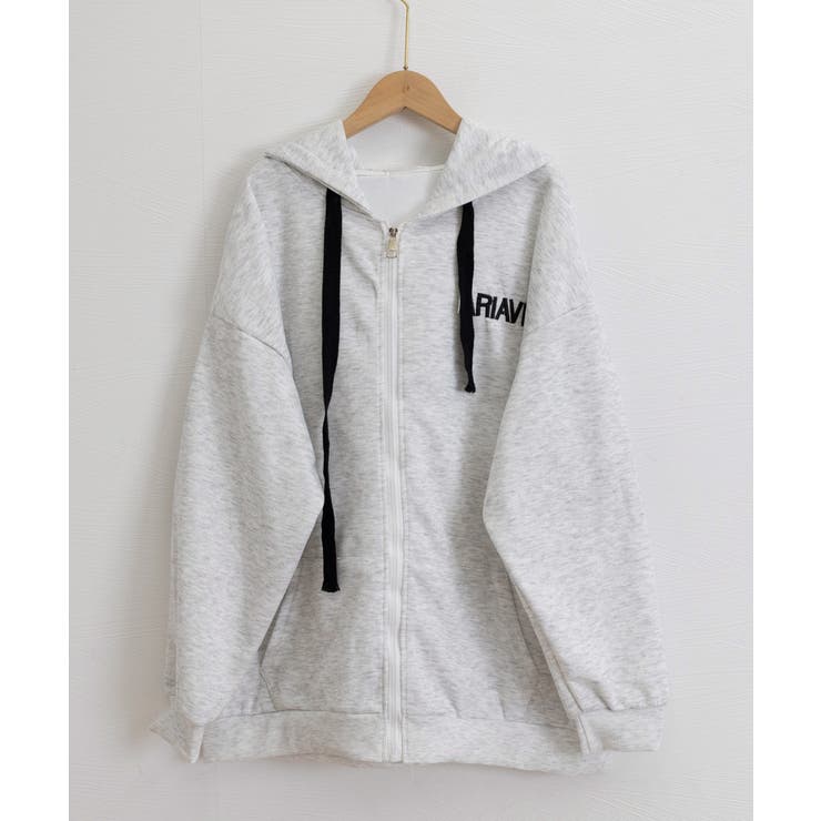 韓国風フード付きジップパーカーレディース | SUNSHINE CLOSET | 詳細画像19