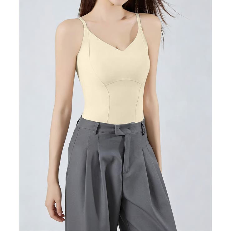 スリムフィットキャミトップ 背中見せインナートップス 大人可愛い | SUNSHINE CLOSET | 詳細画像11 