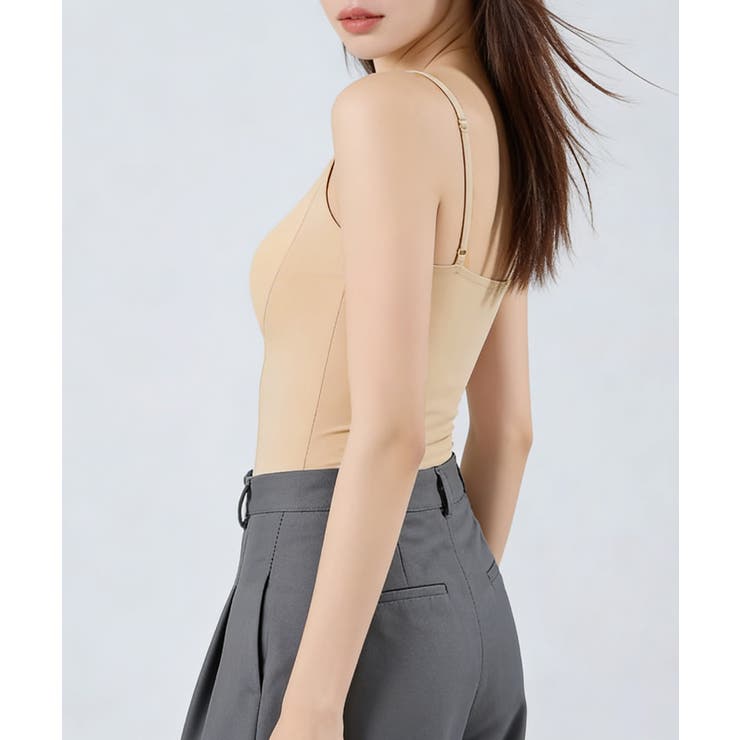 スリムフィットキャミトップ 背中見せインナートップス 大人可愛い | SUNSHINE CLOSET | 詳細画像16 