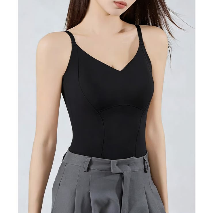 スリムフィットキャミトップ 背中見せインナートップス 大人可愛い | SUNSHINE CLOSET | 詳細画像6 