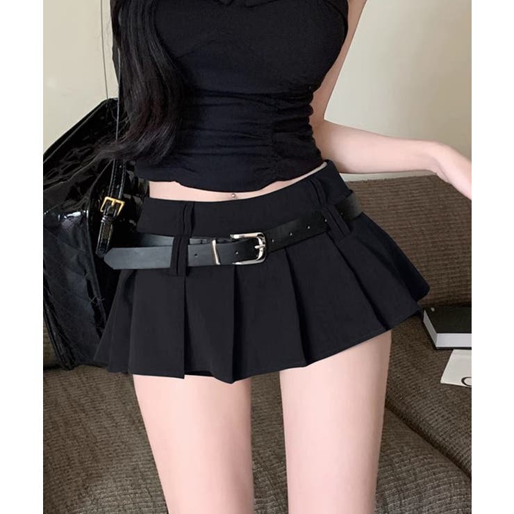 インナーパンツ付きJKスカート ハイウエストセクシーコスプレAラインスカート ミ… | SUNSHINE CLOSET | 詳細画像1 